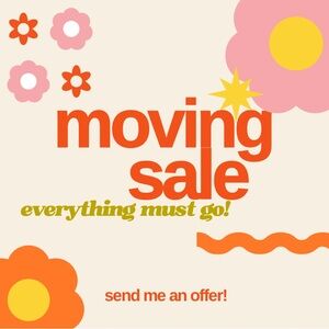 Moving Sale Poster